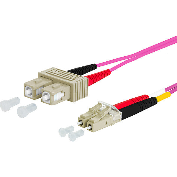 METZ CONNECT Duplexkabel LC/SC 50,0 OM4 1m 151S1EOJO10E